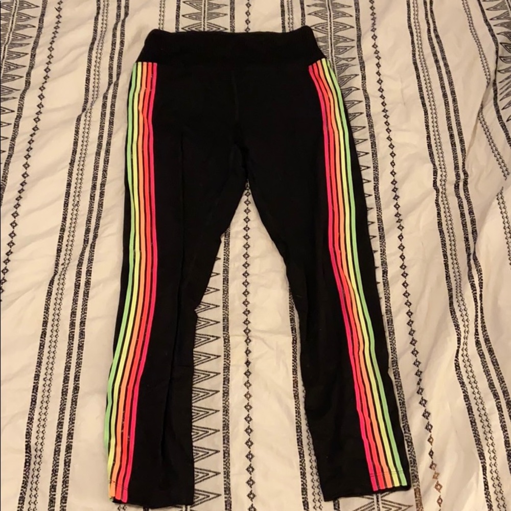 Victoria’s Secret Pink Rainbow Stripe Legging